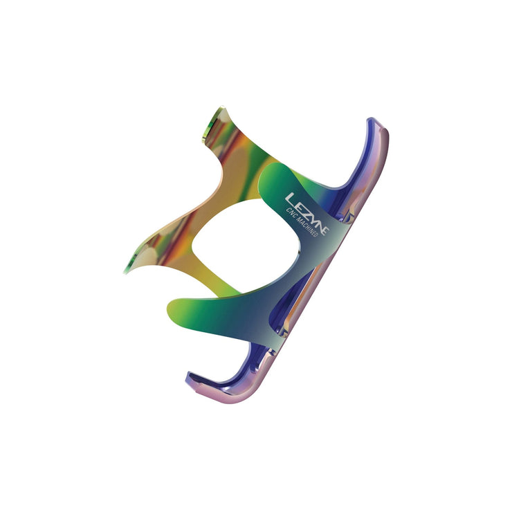 Lezyne CNC Bottle Cage - Neo Metallic