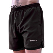 MudGear Men's 2-in-1 Training Shorts - Black