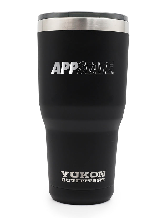 30 oz Tumbler - App State - Black