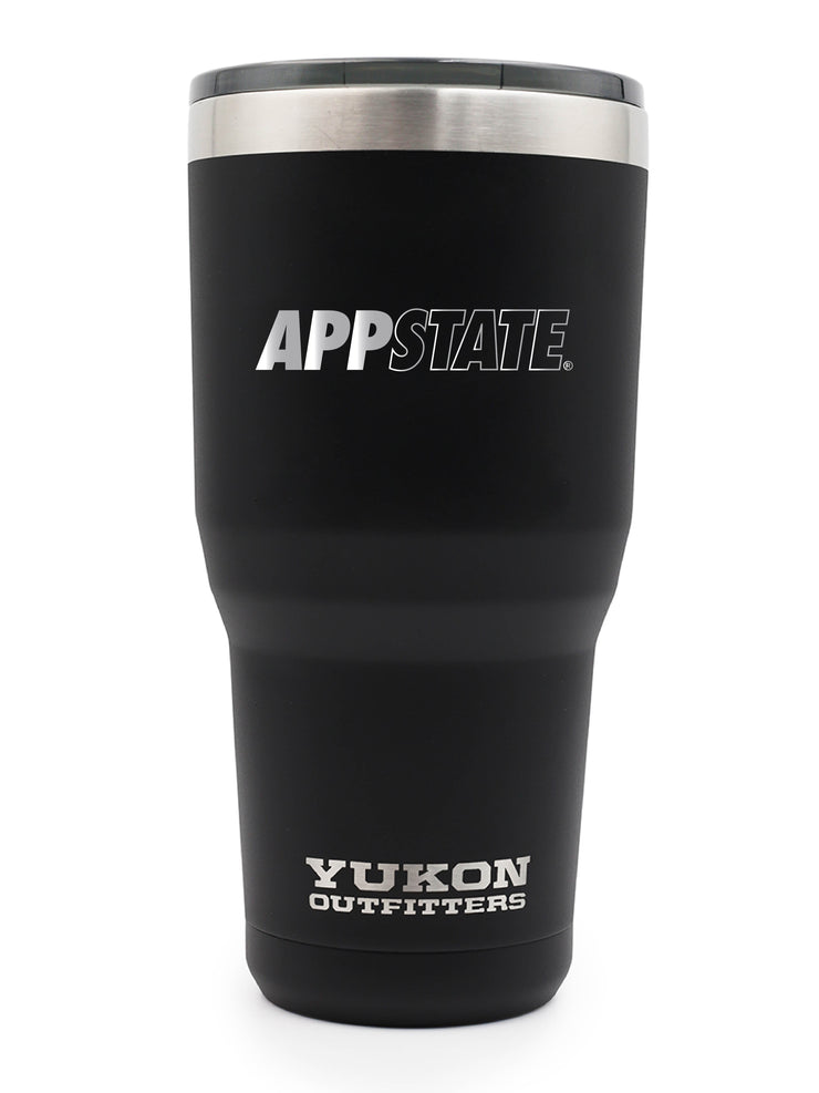 30 oz Tumbler - App State - Black