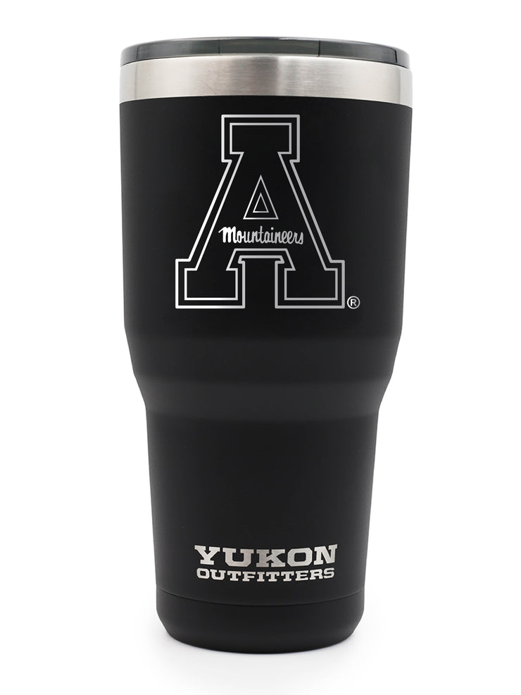 30 oz Tumbler - Block "A" - Black