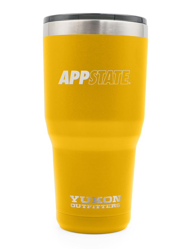 30 oz Tumbler - App State - Gold