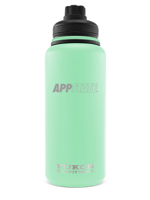 32 oz Water Bottle - App State - Mint