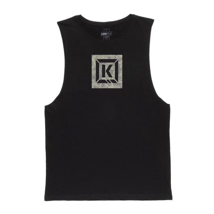 Kink Camo Tank Top - Black