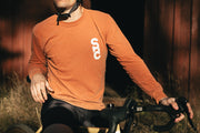 State Bicycle Co. - "Mountains" - Long Sleeve T-Shirt (Yam)