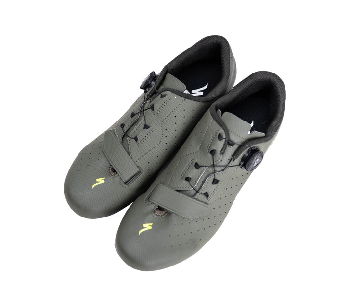 [Open Box ] Specialized Torch 1.0 Road Shoe - Oakgrn/Dkmos 45