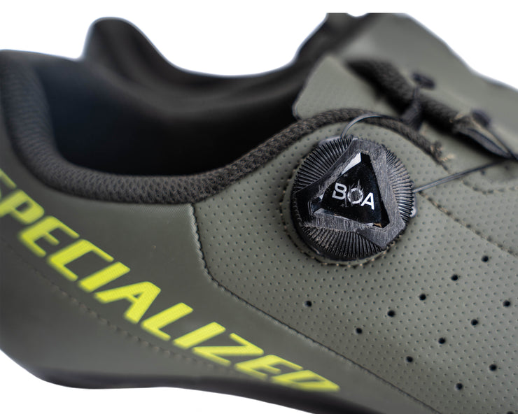 [Open Box ] Specialized Torch 1.0 Road Shoe - Oakgrn/Dkmos 45