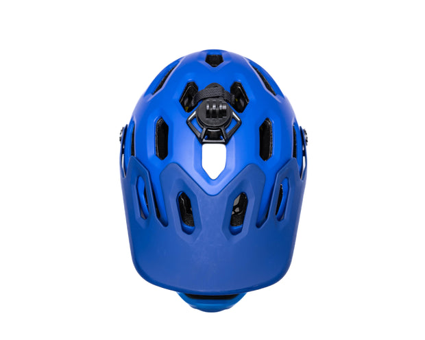 [Open Box] Bell Super 3R MIPS Helmet Mat Blu/Brt Blu SM