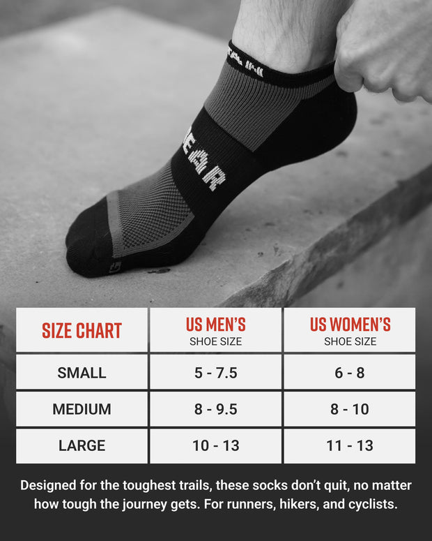 SPARTAN by MudGear No-Show Sock