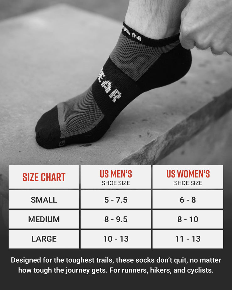 SPARTAN by MudGear No-Show Sock