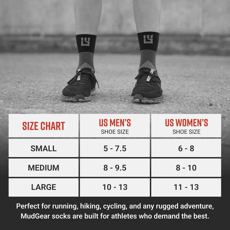 MudGear Hybrid Training Sock (BLUE)