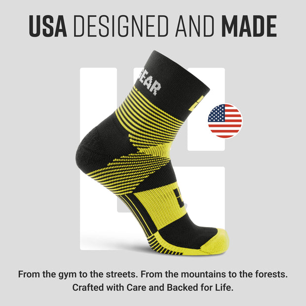 MudGear Hybrid Training Sock (YELLOW)