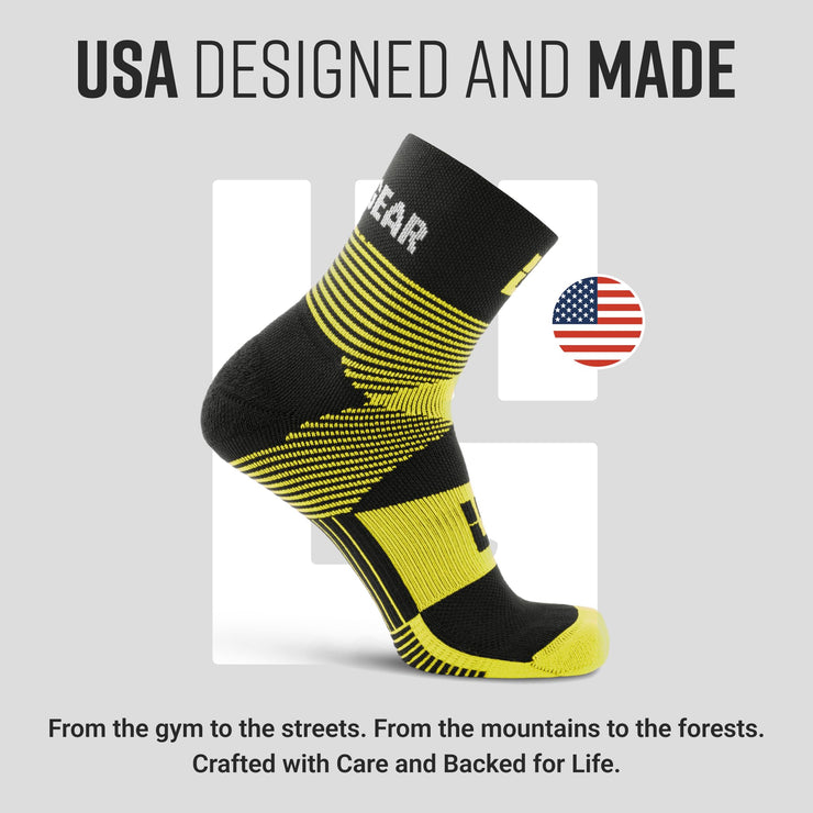 MudGear Hybrid Training Sock (YELLOW)