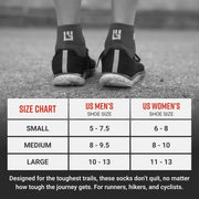 Tough Mudder by MudGear Quarter (1/4) Crew Sock