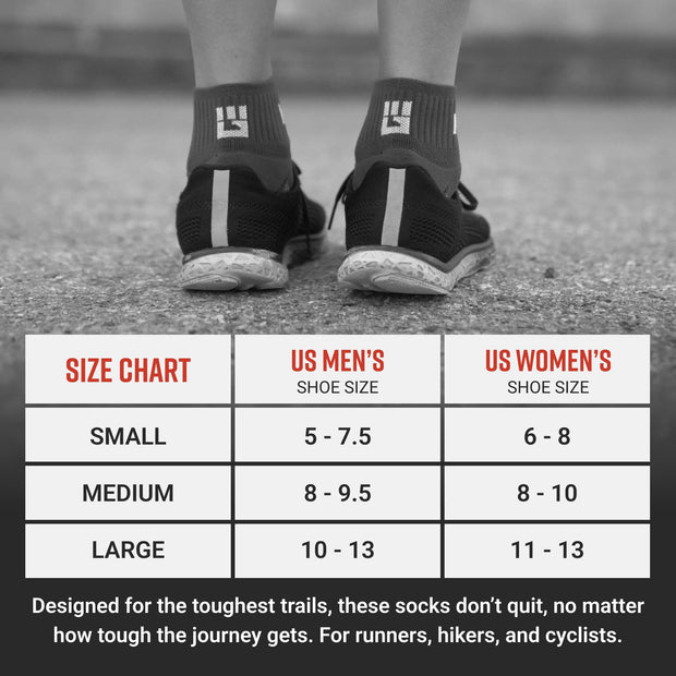 SPARTAN by MudGear Quarter (1/4) Crew Sock