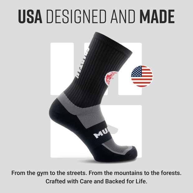 SPARTAN by MudGear Crew Height Sock