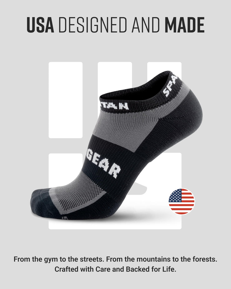 SPARTAN by MudGear No-Show Sock