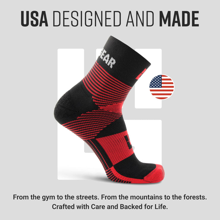 MudGear Hybrid Training Sock (RED)