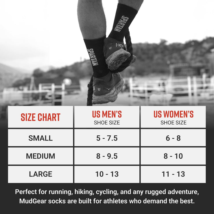 SPARTAN by MudGear Crew Height Sock