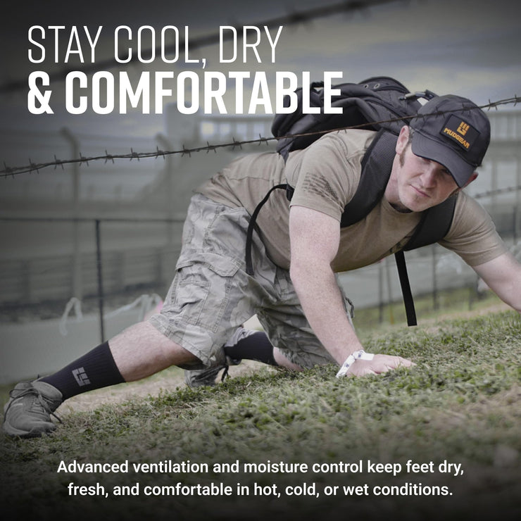 MudGear Ruck Sock (Black/Gray)