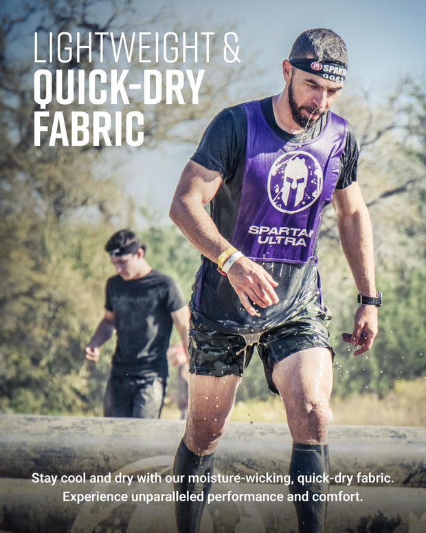 Men's Freestyle Running Shorts (Green Camo)