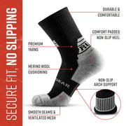 MudGear Ruck Sock (Black/Gray)