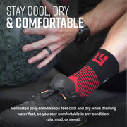 MudGear Hybrid Training Sock (RED)