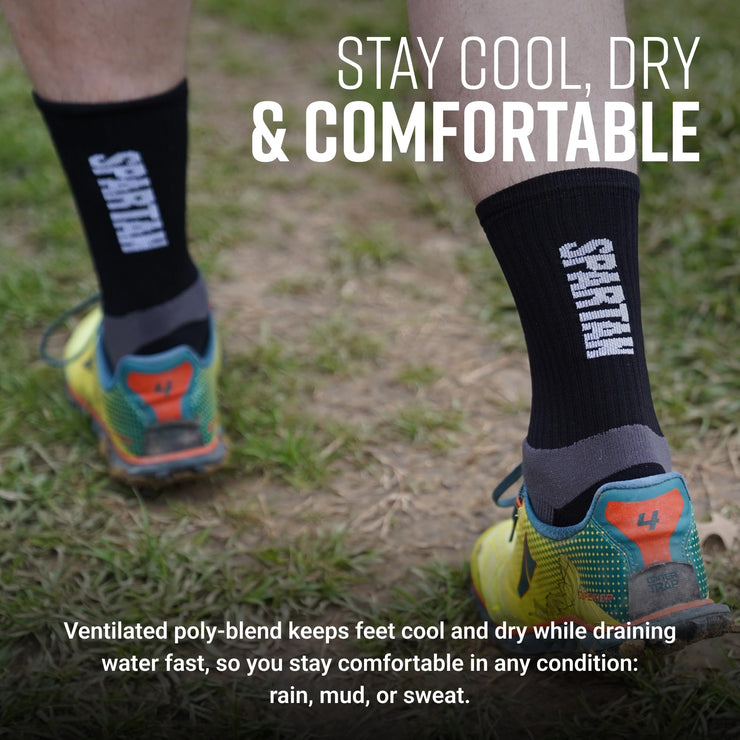 SPARTAN by MudGear Crew Height Sock