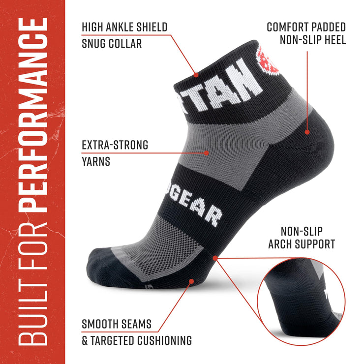 SPARTAN by MudGear Quarter (1/4) Crew Sock