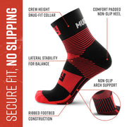 MudGear Hybrid Training Sock (RED)