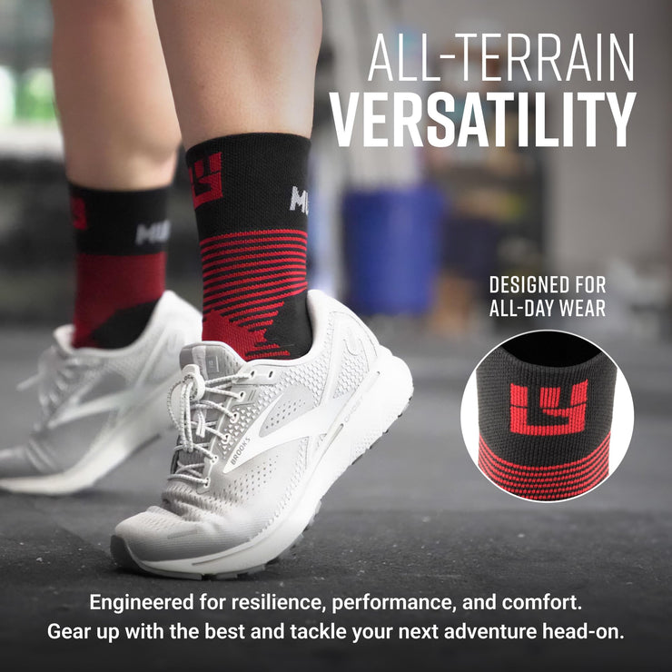 MudGear Hybrid Training Sock (RED)