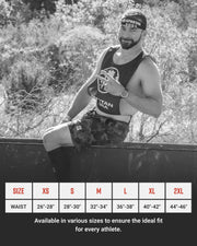 Men's Freestyle Running Shorts (Green Camo)