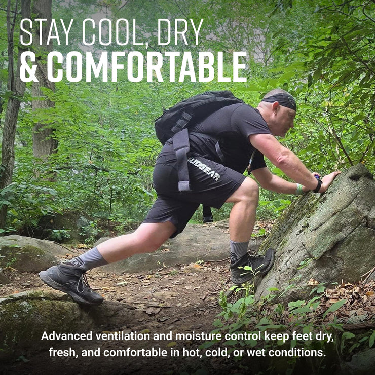 MudGear Ruck Sock (Gray/Black)