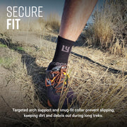 Performance Hiking/Trekking Sock - Black/Gray (2 Pair Pack)