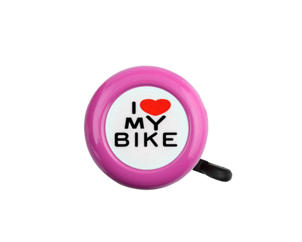 Sunlite Bell I Love My Bike Pnk