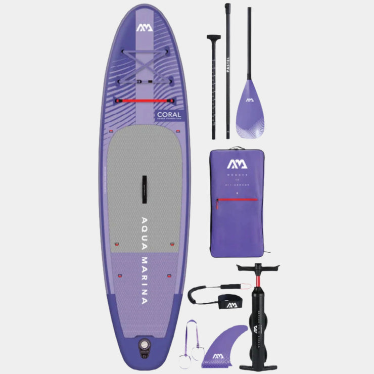 Aqua Marina Coral 10'2" Advanced Stinger-Tech All Round SUP Combo