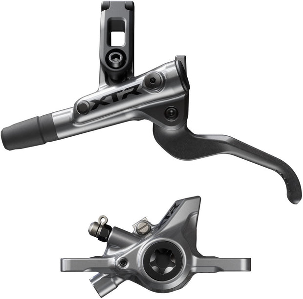 Shimano XTR M9200 XC Disc Brake and Lever - Left/Front,  Post Mount, 2-Piston Caliper, SM-BH90-SS Hose, Metal Pads, Gray
