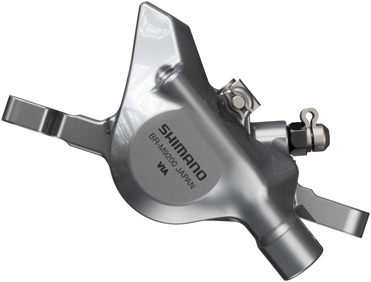 Shimano XTR M9200 XC Disc Brake and Lever - Right/Rear, Post Mount, 2-Piston Caliper, SM-BH90-SS Hose, Metal Pads, Gray
