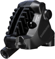 Shimano BR-MT805 XC Disc Brake Caliper - Rear, Flat Mount, 2-Piston, Includes K04S Metal Pads