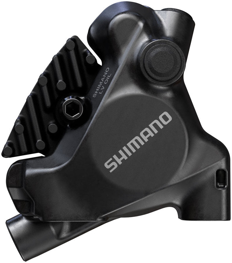 Shimano BR-MT805 XC Disc Brake Caliper - Rear, Flat Mount, 2-Piston, Includes K04S Metal Pads