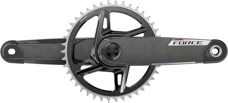 SRAM Force 1x XPLR AXS Power Meter Wide Crankset - 172.5mm, 12/13-Speed, 42t, 8-Bolt Direct Mount, DUB PM Spindle,