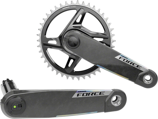 SRAM Force 1x XPLR AXS Power Meter Wide Crankset - 172.5mm, 12/13-Speed, 42t, 8-Bolt Direct Mount, DUB PM Spindle,