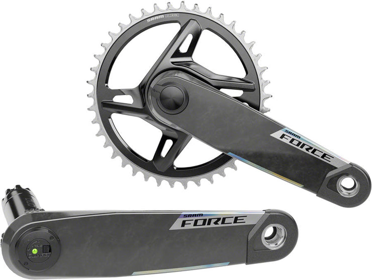 SRAM Force 1x XPLR AXS Power Meter Wide Crankset - 170mm, 12/13-Speed, 42t, 8-Bolt Direct Mount, DUB PM Spindle, Carbon,