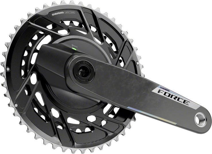 SRAM Force AXS Power Meter Crankset - 172.5mm, 12-Speed, 48/35t Thread Mount, 8-Bolt PM Spider, DUB Spindle, Carbon, E1