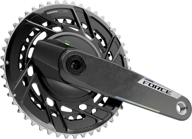 SRAM Force AXS Power Meter Crankset - 172.5mm, 12-Speed, 46/33t Thread Mount, 8-Bolt PM Spider, DUB Spindle, Carbon, E1