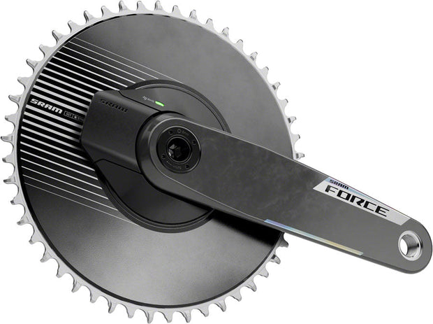 SRAM Force 1 AXS Power Meter Crankset - 165mm, 12-Speed, 50t Aero PM Chainring, 8-Bolt Direct Mount, DUB Spindle,
