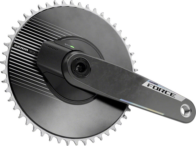 SRAM Force 1 AXS Power Meter Crankset - 165mm, 12-Speed, 50t Aero PM Chainring, 8-Bolt Direct Mount, DUB Spindle,