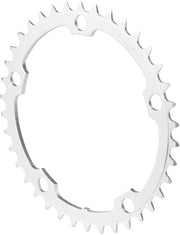 SUGINO 44T X 130MM 5-BOLT CHAINRING ANODIZED SILVER