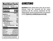 HONEY STINGER ENERGY GEL: GINSTING, BOX OF 24