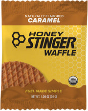 HONEY STINGER ORGANIC WAFFLE: CARAMEL, BOX OF 16